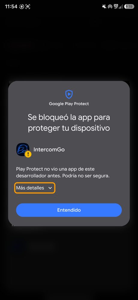 Step 5: Play Protect notice